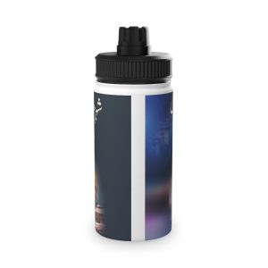 Stylish Stainless Steel Water Bottle with Sports Lid | Hydration Companion for Fitness, Travel, Outdoor Adventures